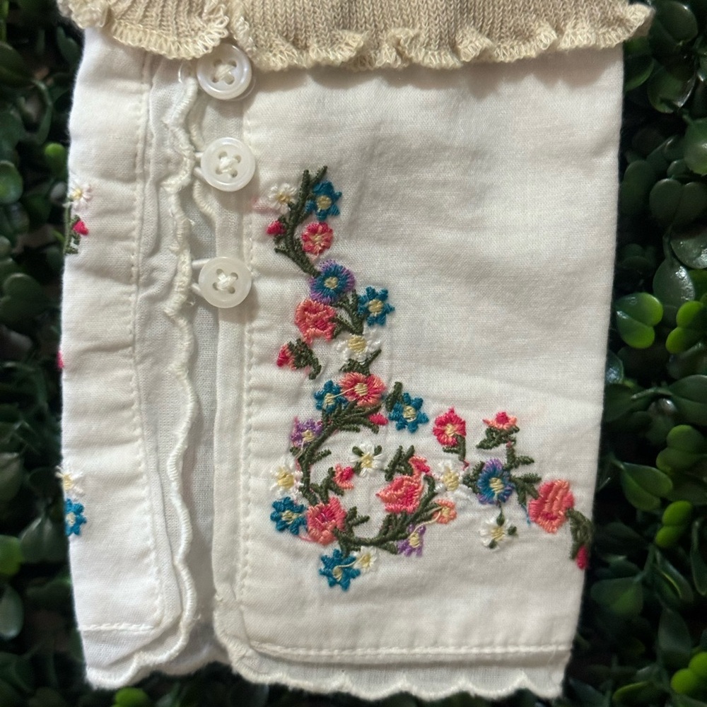 FREE PEOPLE Dipped In Floral Cardi Top - Picture 9 of 13